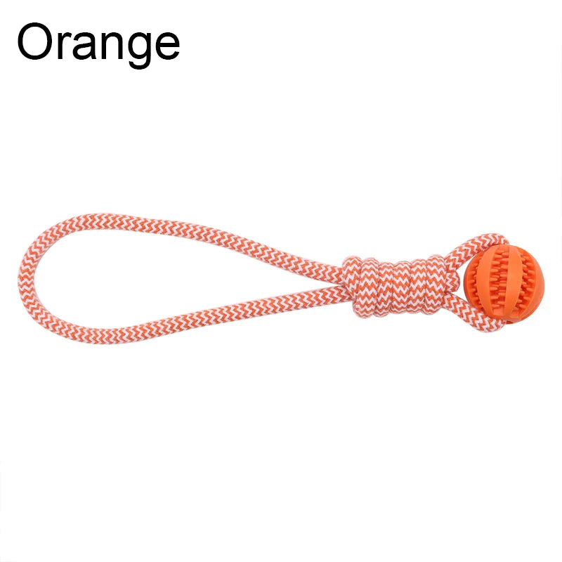 🦴 Cotton Rope Treat Dispensing Dog Toy
