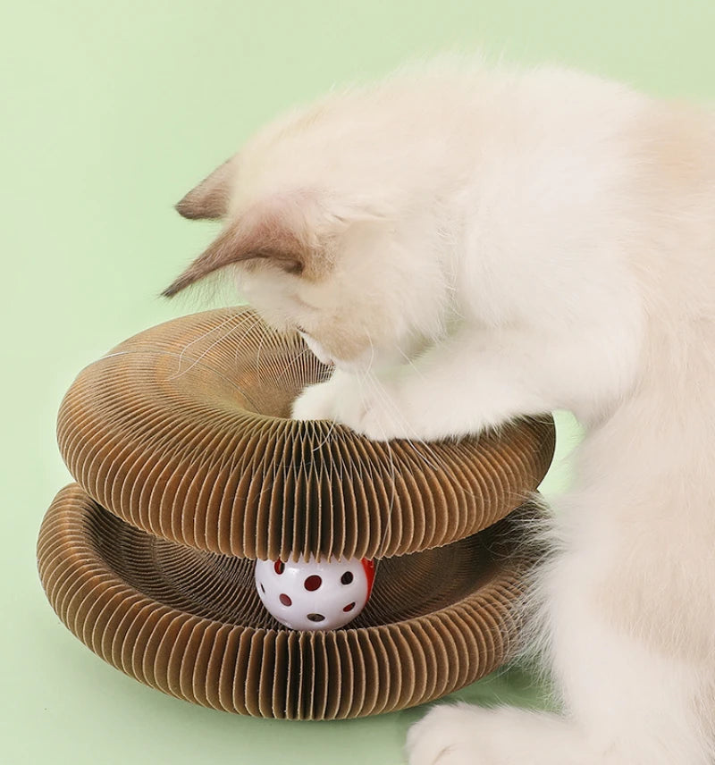 Foldable Cat Scratch Board Toy