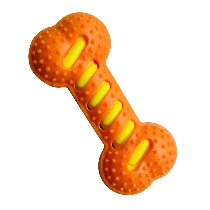 Pet Dog Chew Toys Rubber Bone Toy Bite Resistant Puppy Interactive Stick Puppy Chewing Toy Squeaky Interactive Dog Toys