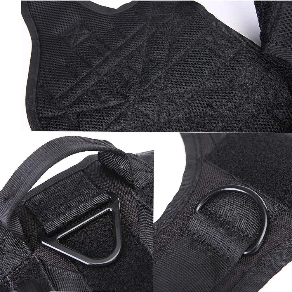 Tactical Vest Pet German Shepherd Golden Retriever Tactical Training Dog Harness and Leash Set For All Breeds Dogs