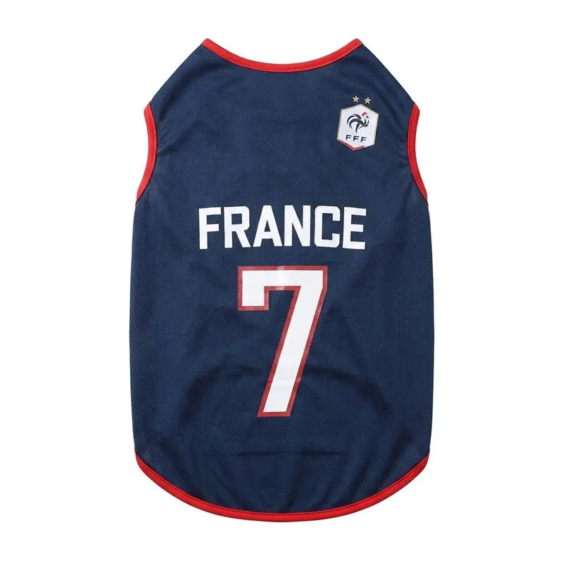 Sport Team Dog Jersey Number Print Mesh Vest Sleeveless Shirt for Dogs & Cats