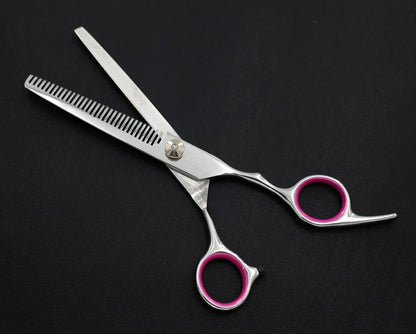 Professional Grooming Shears For Dogs Pet Hair Grooming Scissors Kit with Safety Round Tip