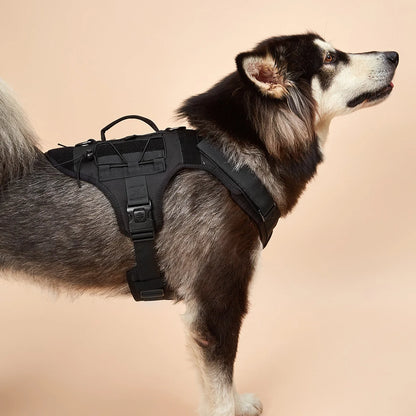 Tactical Dog Vest Harness No Pull Comfortable Adjustable Pet Harness For Medium Large Dog Military Training With Handle Labrador