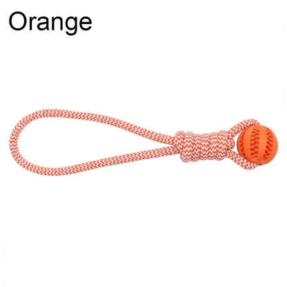 🦴 Cotton Rope Treat Dispensing Dog Toy