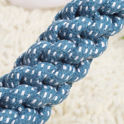 Double Ring Cotton Dog Rope Toy