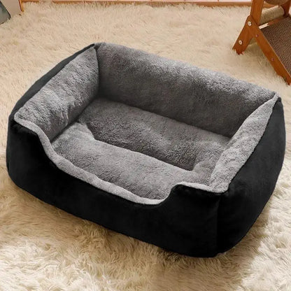 Square Nest Pet Large Dog Bed for Small Medium Dogs Soft Fleece Nest Big Dog Sofa Bed Winter Warm Cat House for Pet ﻿