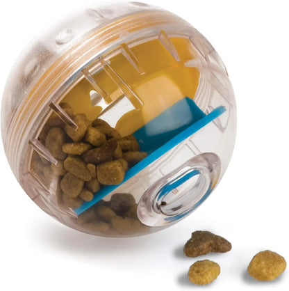 IQ Treat Ball Dog Treat Dispenser Toy Ball Interactive Dog Toy - 4" Dog Food Toy Stimulation Pet cat leakage toy Slow Feeder