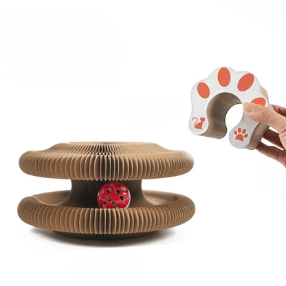 Foldable Cat Scratch Board Toy