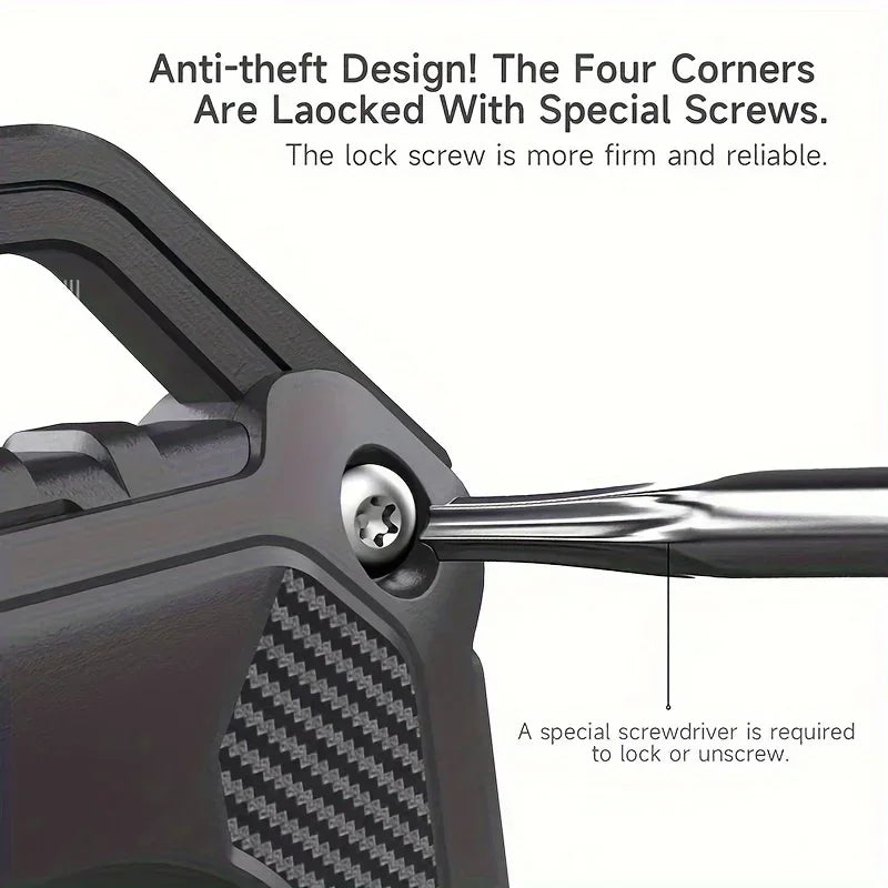 Airtag Protective Case – Sturdy & Durable, Compatible with Pet Collars, Keychains, Backpacks, Travel Bags & Camera Straps