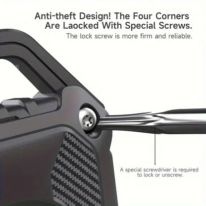 Airtag Protective Case – Sturdy & Durable, Compatible with Pet Collars, Keychains, Backpacks, Travel Bags & Camera Straps
