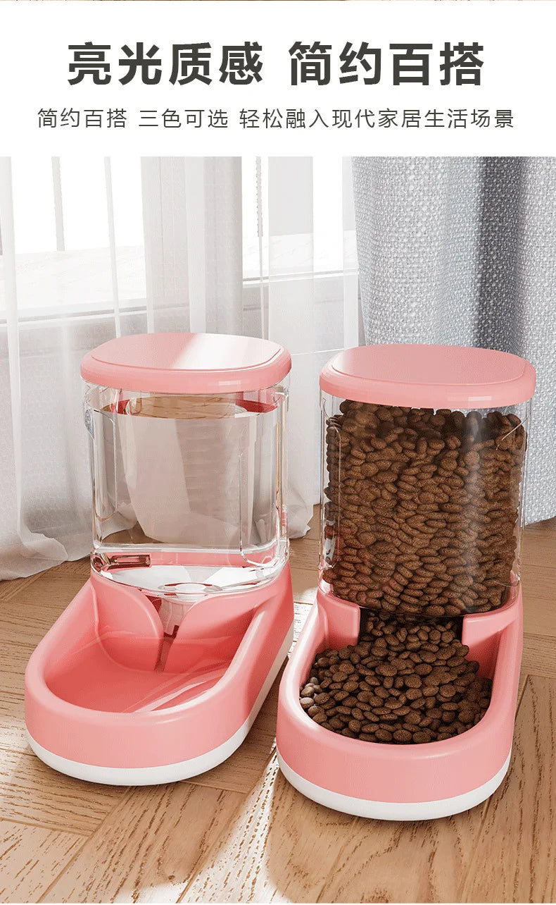 Dog Water Dispenser, Cat Automatic Feeder, Dog Waterer, Cat Water Bowl with Flowing Water, Non-electric Kettle, Pet Supplies