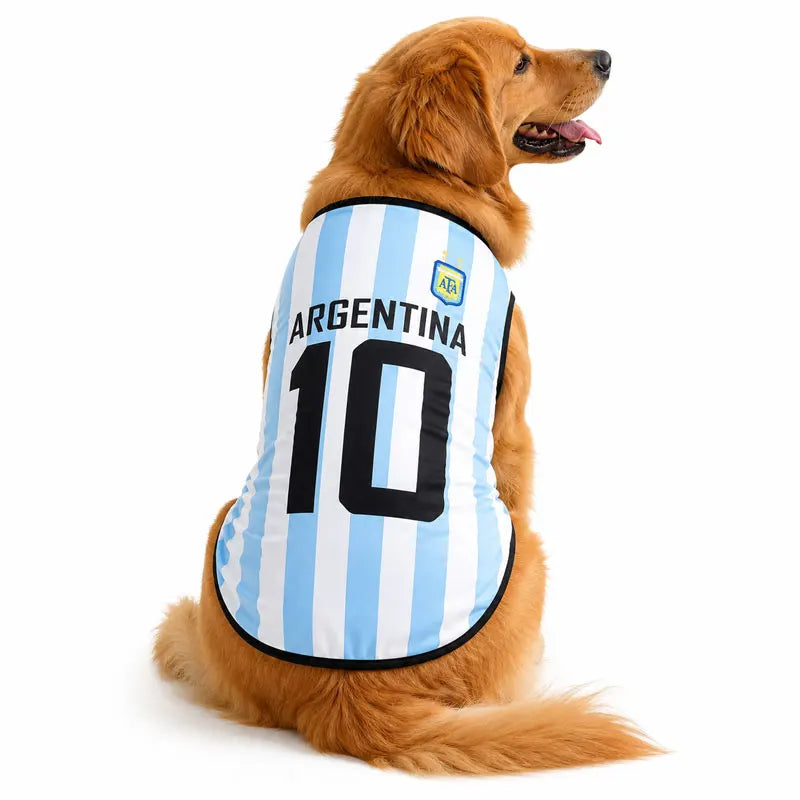Sport Team Dog Jersey Number Print Mesh Vest Sleeveless Shirt for Dogs & Cats