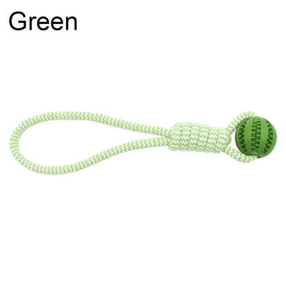 🦴 Cotton Rope Treat Dispensing Dog Toy