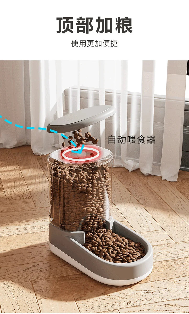 Dog Water Dispenser, Cat Automatic Feeder, Dog Waterer, Cat Water Bowl with Flowing Water, Non-electric Kettle, Pet Supplies