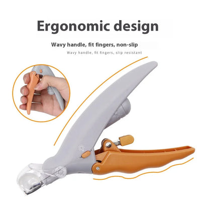 Professional Pet Nail Clipper Scissors With LED Light Cat Dog Nail Clippers Tool Scissors Nail Toeclaw Cutter Scissors Pet Suppl
