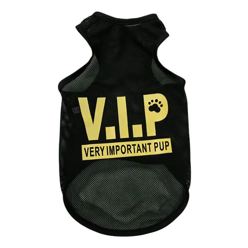 Pet Dog Summer Mesh Jersey T-Shirt Breathable Vest for Small & Large Dogs Cats