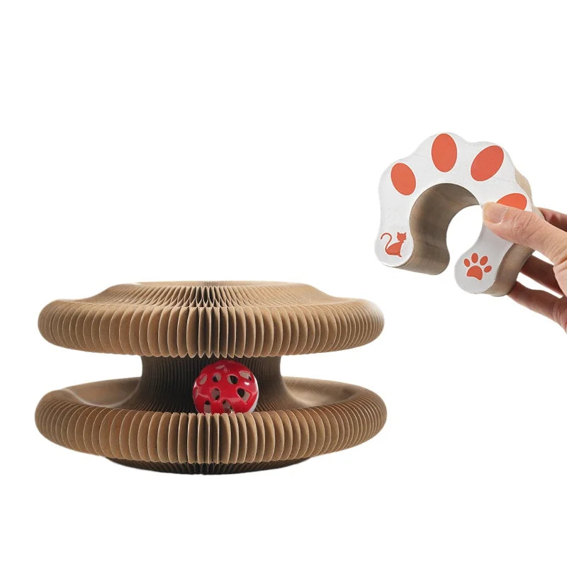 Foldable Cat Scratch Board Toy