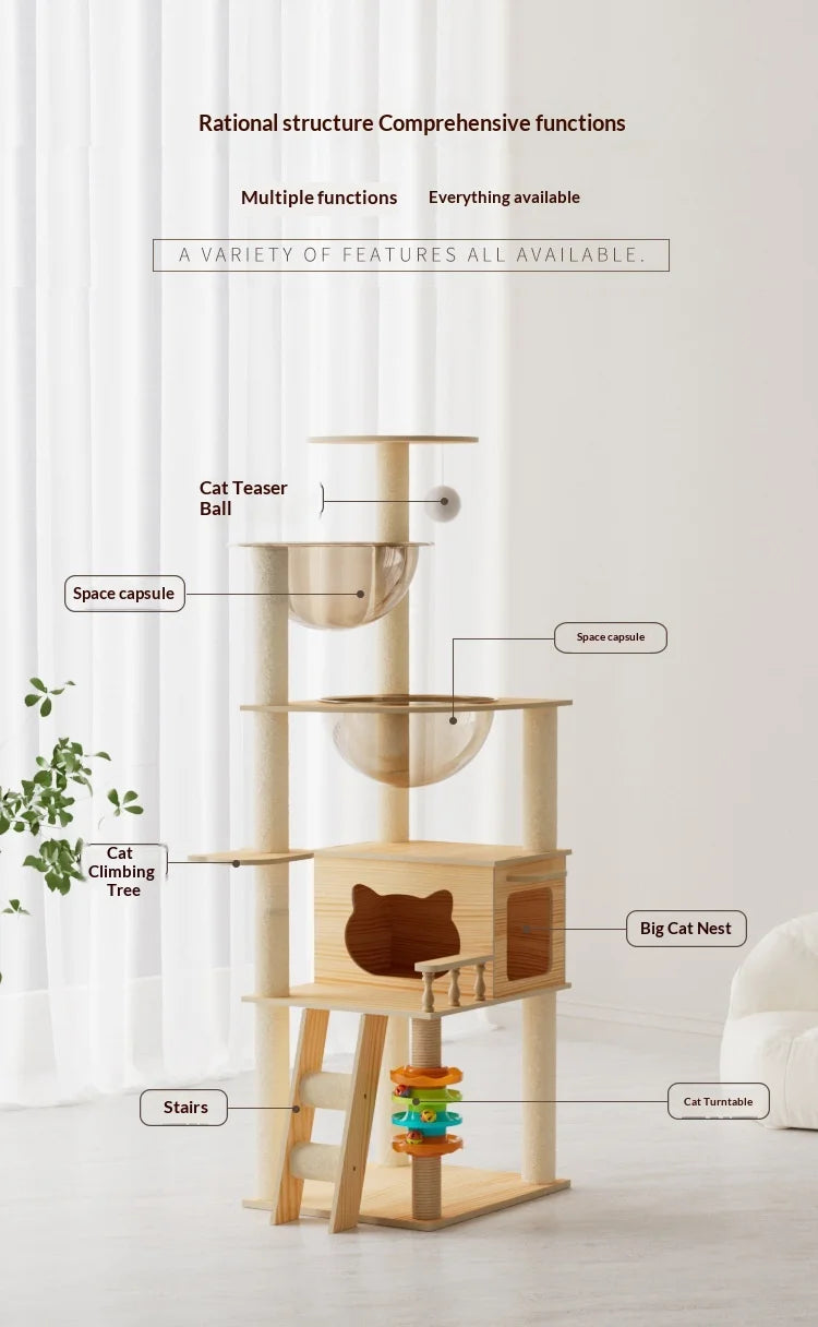 pace Capsule Cat Tree 🚀🐱