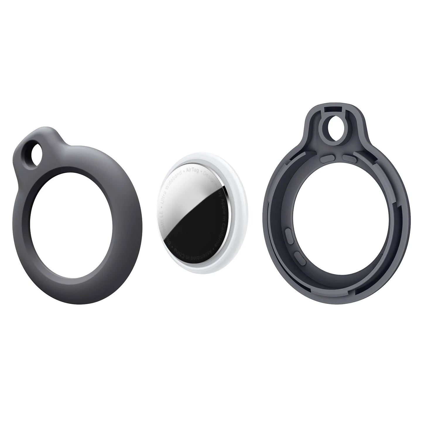 AirTag protective case with lanyard, scratch-resistant, 360-degree all-around protection, AirTag keychain accessory, AirTag stor