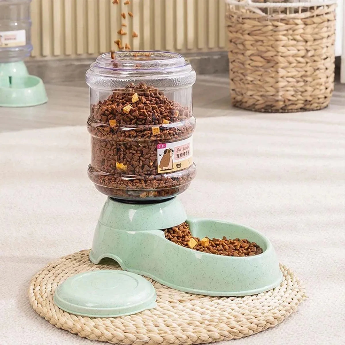 3.8L Automatic Pet Feeder 🐶🐱💧