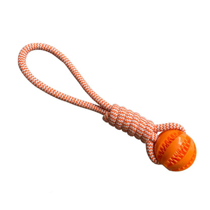 🦴 Cotton Rope Treat Dispensing Dog Toy