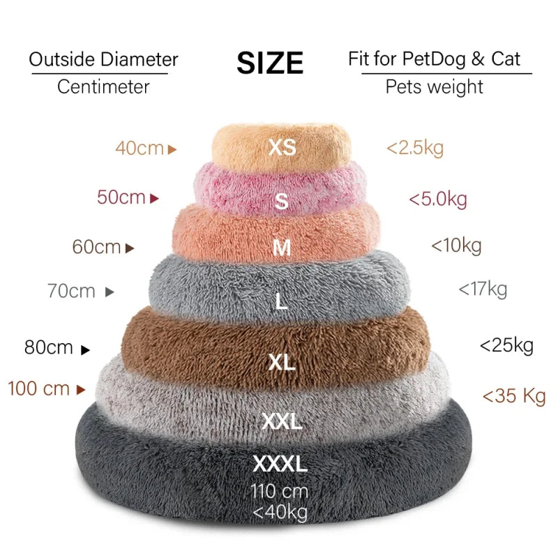 Washable Donut Cat Bed