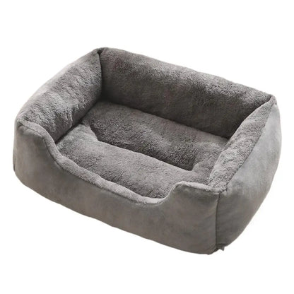 Square Nest Pet Large Dog Bed for Small Medium Dogs Soft Fleece Nest Big Dog Sofa Bed Winter Warm Cat House for Pet ﻿
