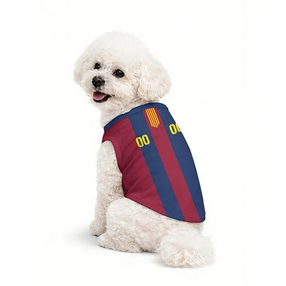 Dog Soccer Jersey Breathable Mesh Vest Football T-Shirt for Dogs & Cats Puppy