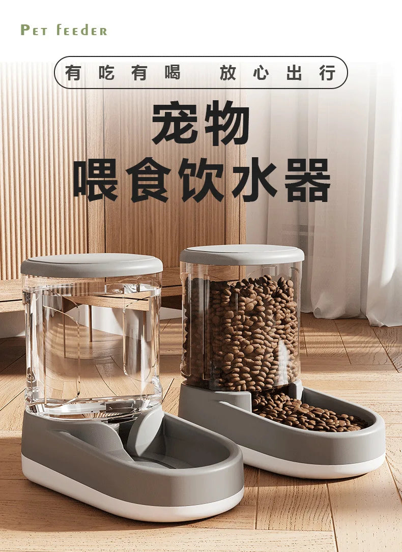 Dog Water Dispenser, Cat Automatic Feeder, Dog Waterer, Cat Water Bowl with Flowing Water, Non-electric Kettle, Pet Supplies