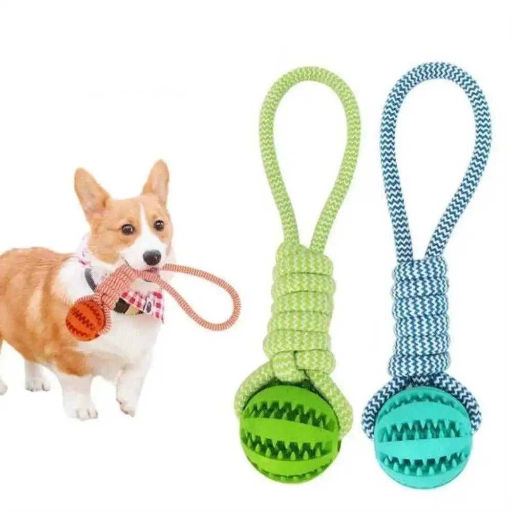 🦴 Cotton Rope Treat Dispensing Dog Toy
