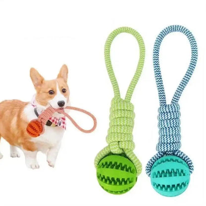 🦴 Cotton Rope Treat Dispensing Dog Toy