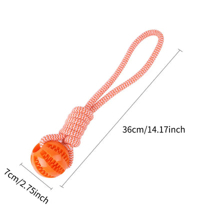 🦴 Cotton Rope Treat Dispensing Dog Toy