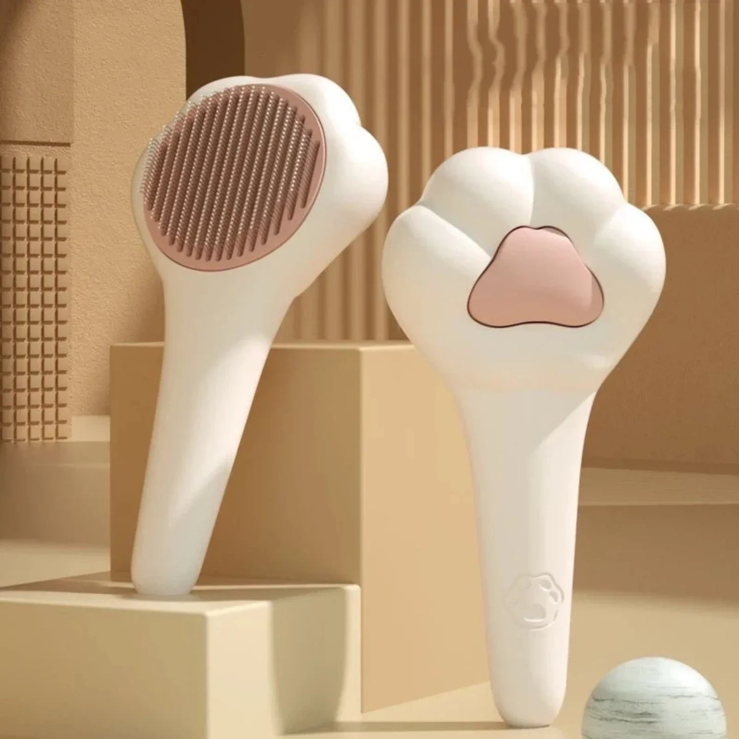 Cat Paw Grooming Brush 🐾🐱