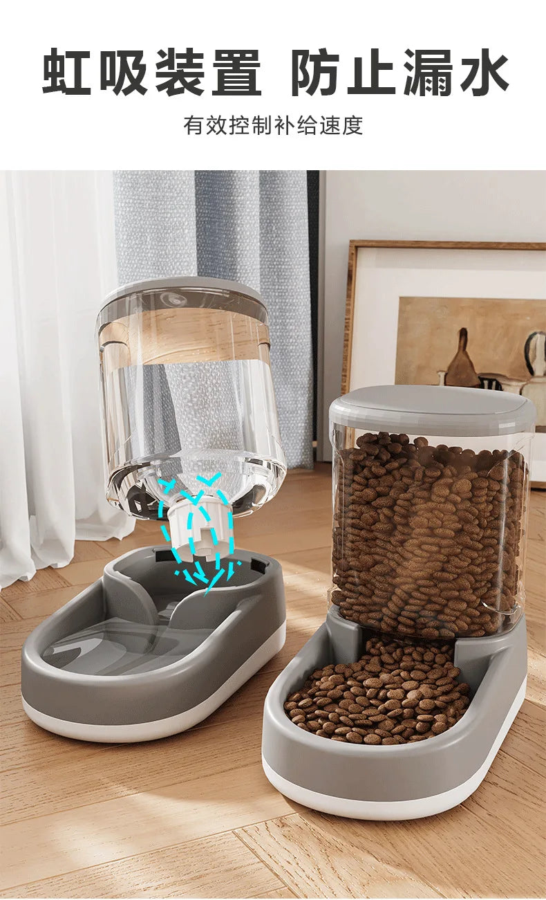 Dog Water Dispenser, Cat Automatic Feeder, Dog Waterer, Cat Water Bowl with Flowing Water, Non-electric Kettle, Pet Supplies