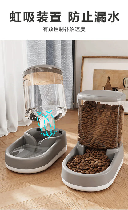 Dog Water Dispenser, Cat Automatic Feeder, Dog Waterer, Cat Water Bowl with Flowing Water, Non-electric Kettle, Pet Supplies