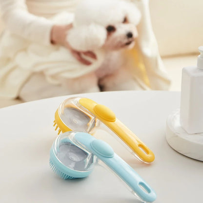 Pet Bathing Brush for Dog Cat Pet Grooming Bathing Massaging Multi-Function Dog Cleaning Grooming Supplies