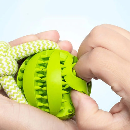 🦴 Cotton Rope Treat Dispensing Dog Toy