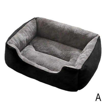 Square Nest Pet Large Dog Bed for Small Medium Dogs Soft Fleece Nest Big Dog Sofa Bed Winter Warm Cat House for Pet ﻿