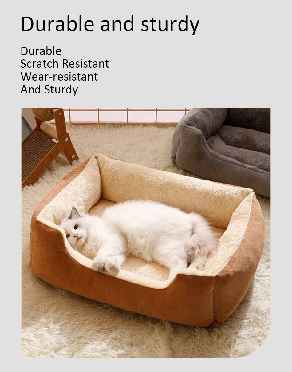 Cozy Pet Bed for Cats & Dogs
