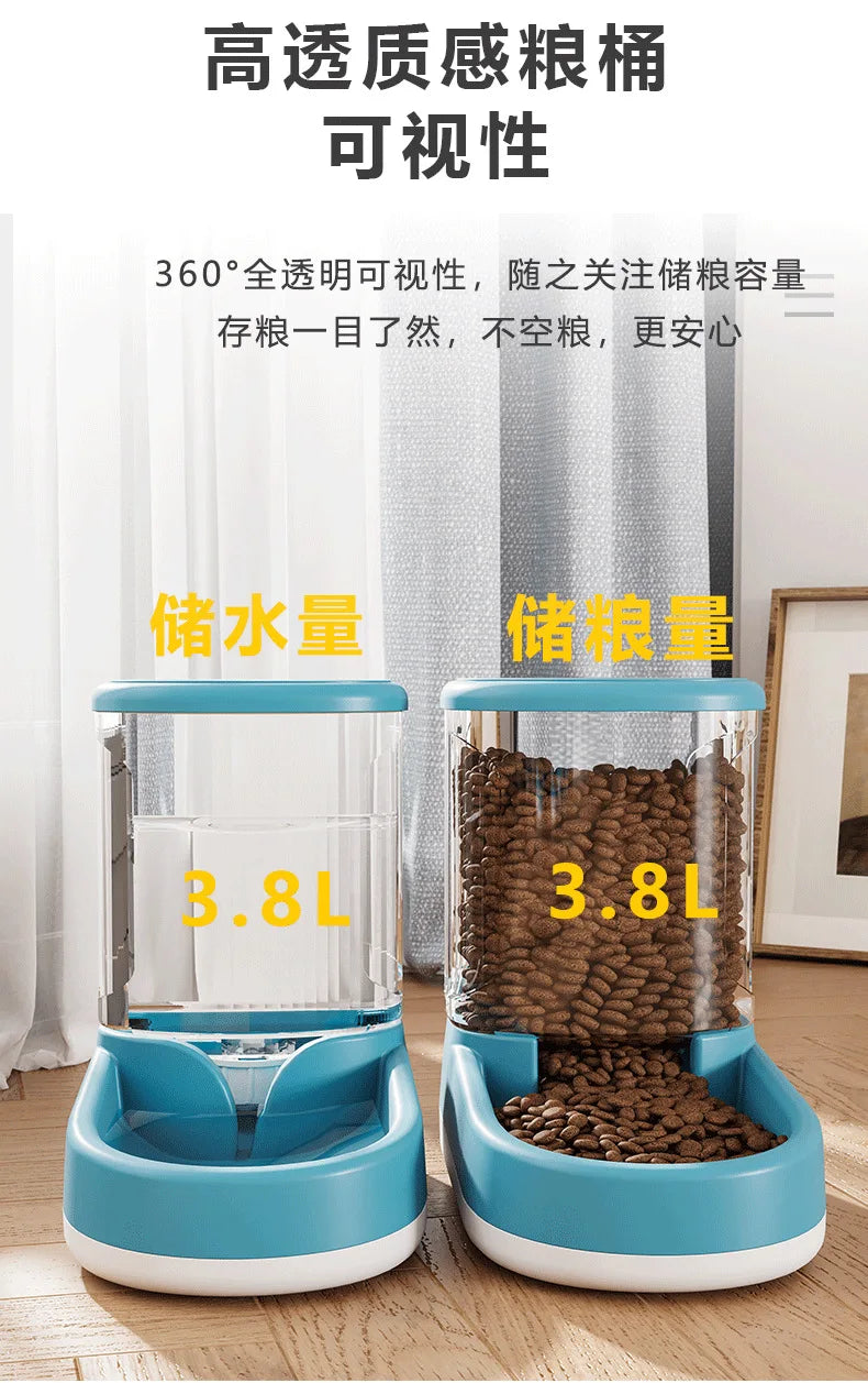 Dog Water Dispenser, Cat Automatic Feeder, Dog Waterer, Cat Water Bowl with Flowing Water, Non-electric Kettle, Pet Supplies