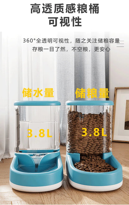 Dog Water Dispenser, Cat Automatic Feeder, Dog Waterer, Cat Water Bowl with Flowing Water, Non-electric Kettle, Pet Supplies