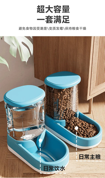 Dog Water Dispenser, Cat Automatic Feeder, Dog Waterer, Cat Water Bowl with Flowing Water, Non-electric Kettle, Pet Supplies