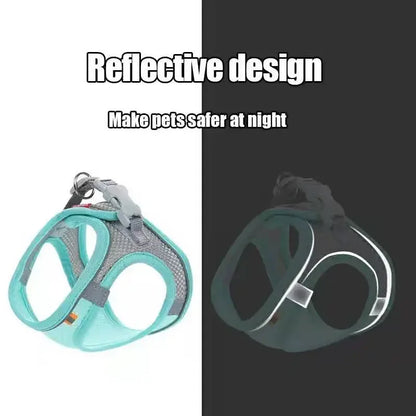 Reflective Pet Harness Set