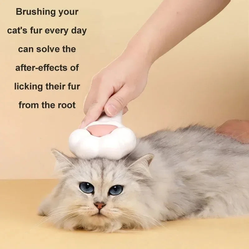 Cat Paw Grooming Brush 🐾🐱