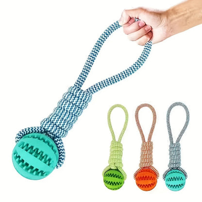 🦴 Cotton Rope Treat Dispensing Dog Toy