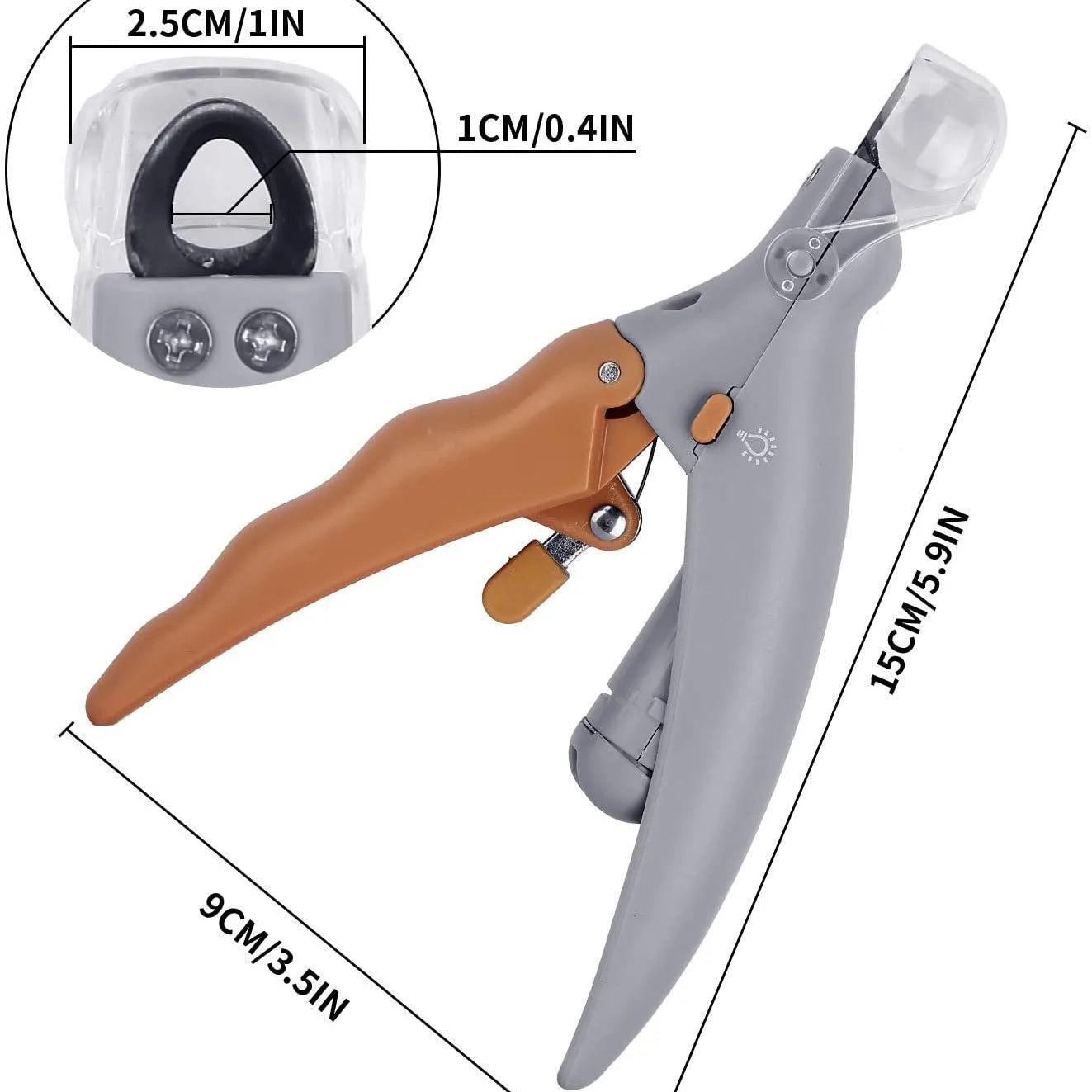 Professional Pet Nail Clipper Scissors With LED Light Cat Dog Nail Clippers Tool Scissors Nail Toeclaw Cutter Scissors Pet Suppl