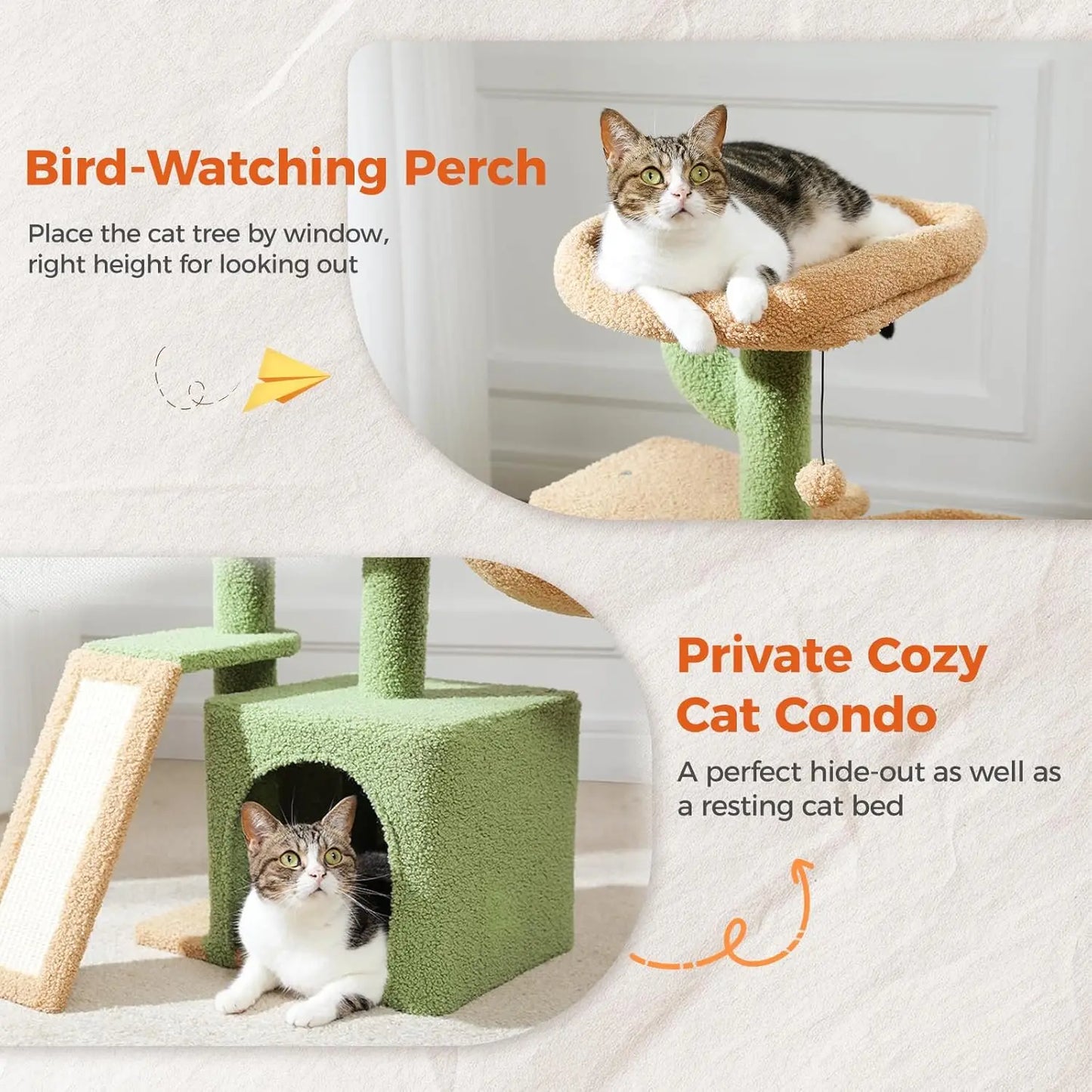 Cactus Cat Tree Tower 🌵🐱