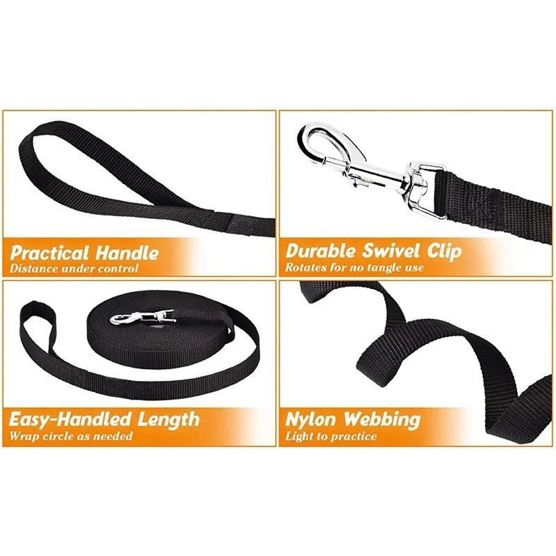 Nylon Pet Leash for Dogs & Cats
