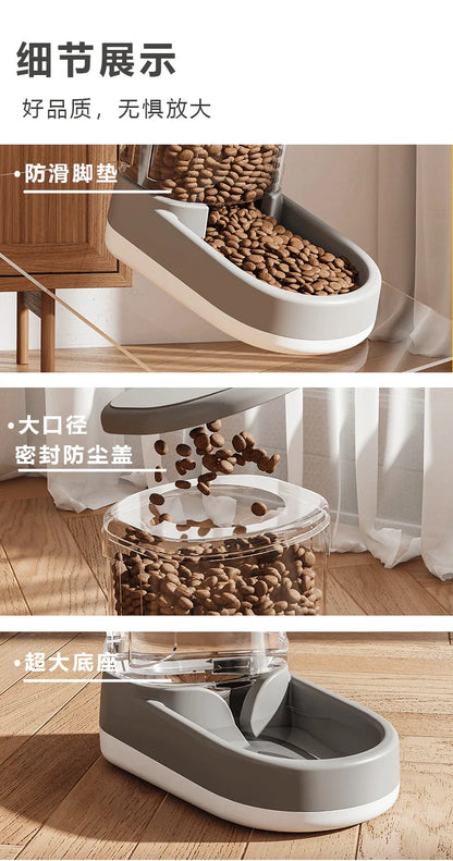Dog Water Dispenser, Cat Automatic Feeder, Dog Waterer, Cat Water Bowl with Flowing Water, Non-electric Kettle, Pet Supplies