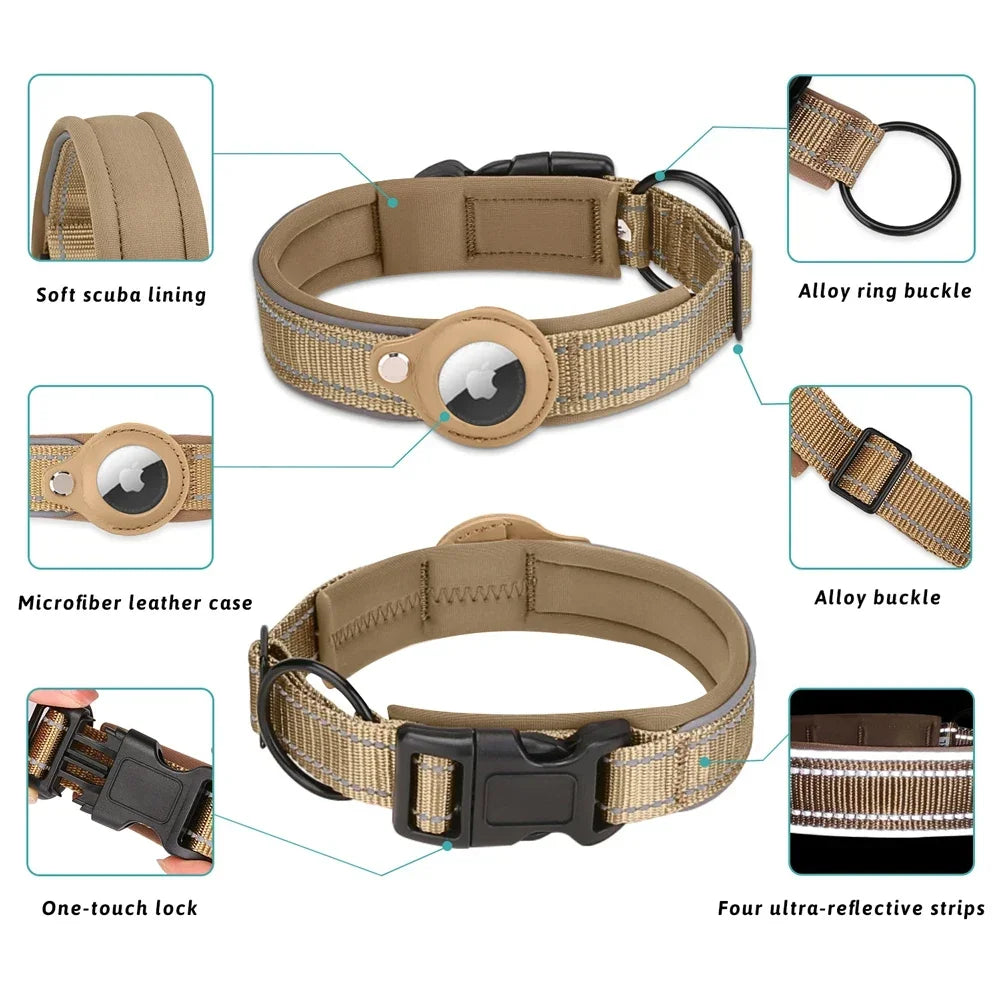 Waterproof AirTag Dog Collar 🐶
